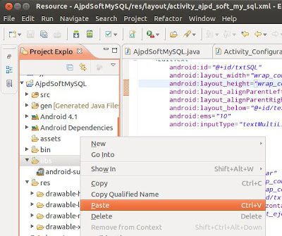 Descargar y aadir JDBC a proyecto Eclipse para acceso a MySQL desde Android