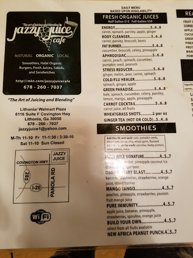 Cafe «Jazzy Juice Cafe», reviews and photos, 6116 Covington Hwy f, Lithonia, GA 30058, USA