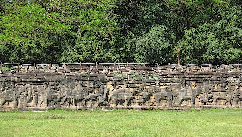 Terrace of the Elephants at Angkor Thom