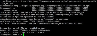 Instalacin y configuracin de OpenVPN Access Server en un servidor con Linux CentOS