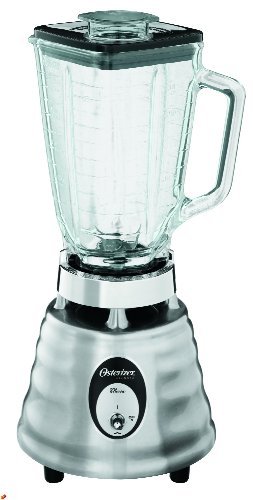 Oster 4093-008 5-Cup Glass Jar 2-Speed Beehive Blender, Brushed Stainless