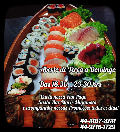 Sushi Bar Marie Miyamoto, Av. José C de Oliveira, 584 - Centro, Campo Mourão - PR, 87301-020, Brasil, Restaurantes_Sushi, estado Paraná