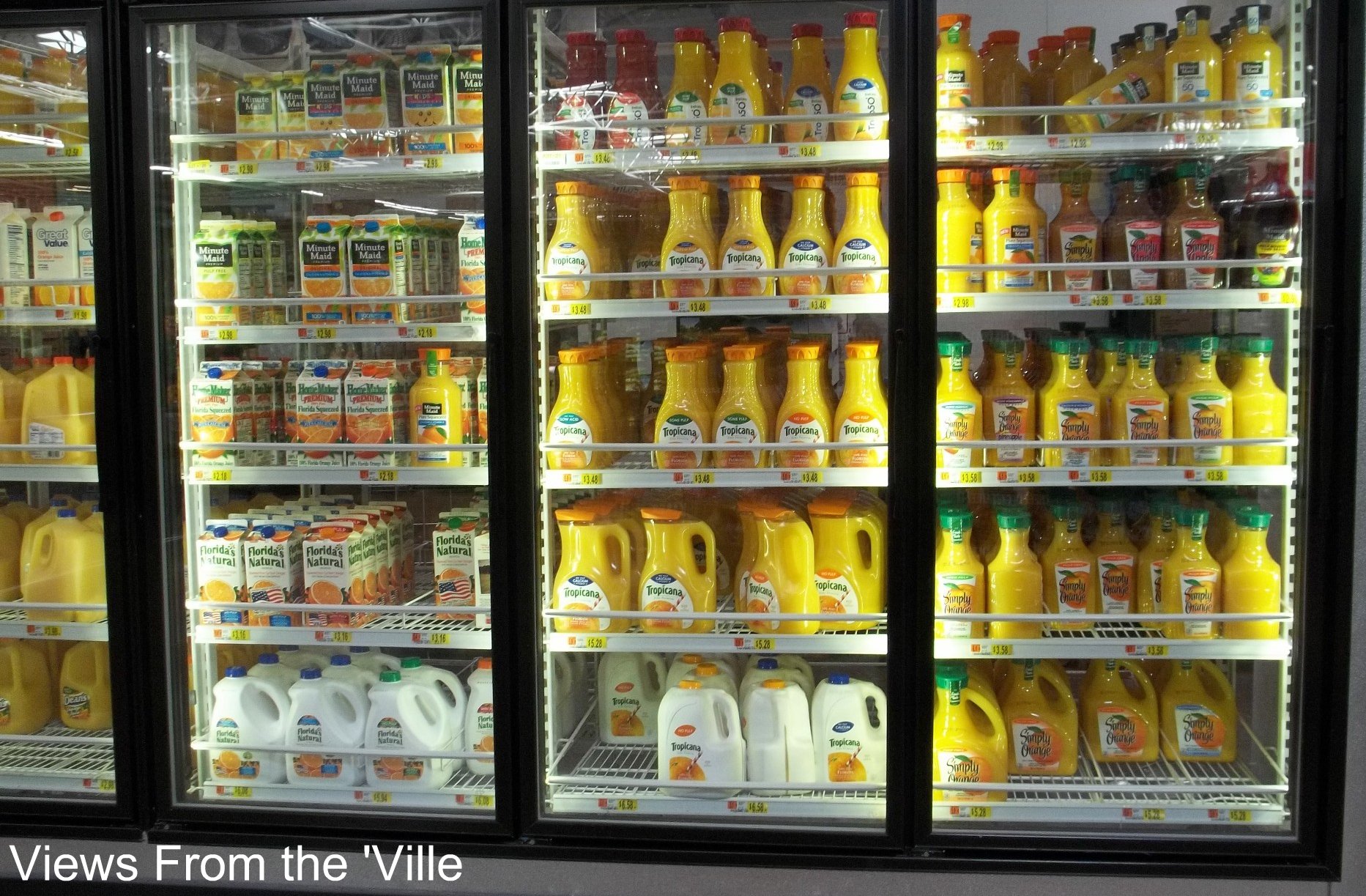 Wide Selection of Florida Orange Juices