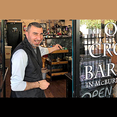 Ol' Crow Barber Shop logo