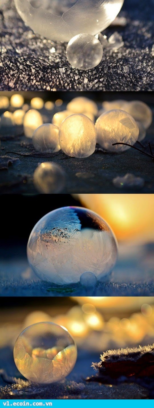 Điều gì sẽ xảy ra khi bạn thổi bong bóng ngoài trời lạnh dưới 0 độ - quá tuyệt vời :x