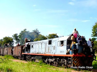 A train from the National Society of Railway (SNCC)