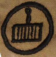 Girl Scout Badge 1917: Cook. (Gridiron) - DaisyLow.com Website designed n Memory of Eileen Alma Klos (1929-1974)