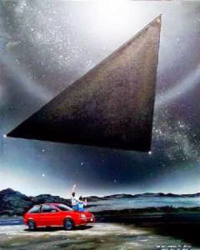 Triangle Ufo Moved At Lightning Speed