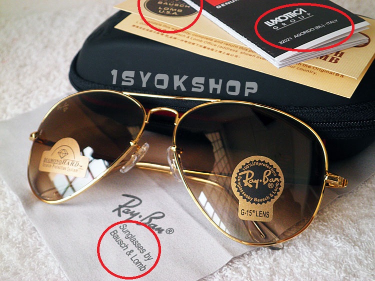 identification-des-fausses - rayban-vintage
