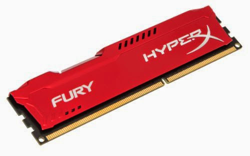  Kingston HyperX FURY 4GB 1600MHz DDR3 CL10 DIMM - Red (HX316C10FR/4)
