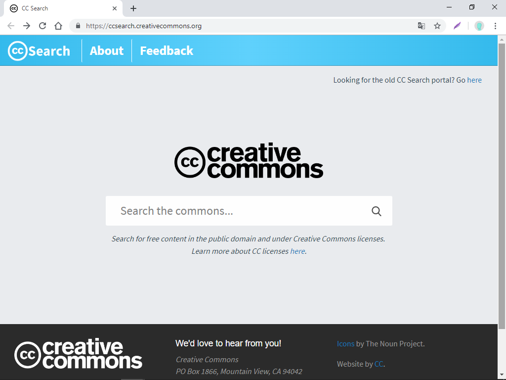 https://ccsearch.creativecommons.org/