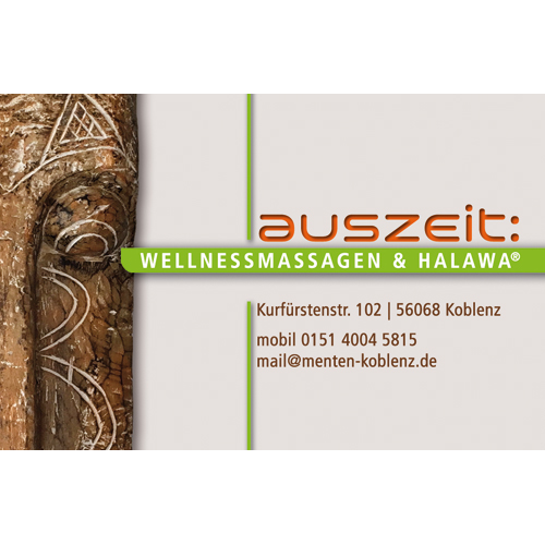 auszeit: Wellnessmassagen & Halawa logo