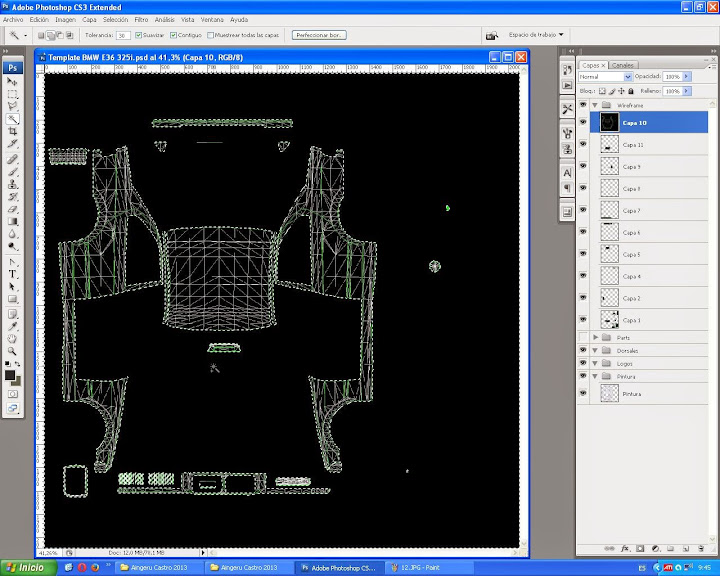 Tutorial. Obtener wireframe para template. 13