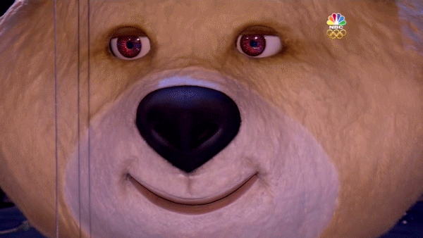 Sochi Bear Crying