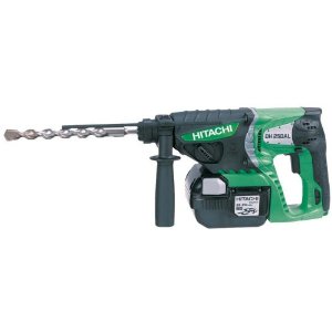 Hitachi DH25DAL 25.2V SDS-Plus Rotary Hammer Drill 3 Mode 2 x 3.0Ah Lithium-Ion batteries Reviews Buy Hitachi DH25DAL 25.2V SDS-Plus Rotary Hammer Drill 3 Mode 2 x 3.0Ah Lithium-Ion batteries