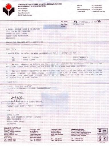 Dr. Kamal Kenny PSMB Certificate