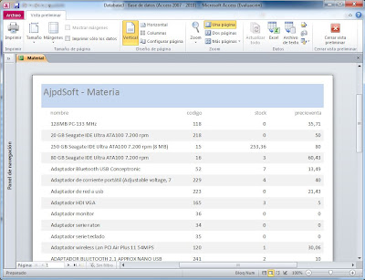 Crear un informe en Microsoft Access con tablas de MySQL Server