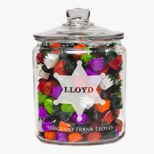  Police Personalized Candy Jar