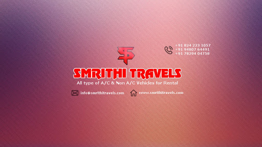 Smrithi Travels, Mekkeda Gude Rd, Shakti Nagar, Mangaluru, Karnataka 575016, India, Tour_Agency, state KA