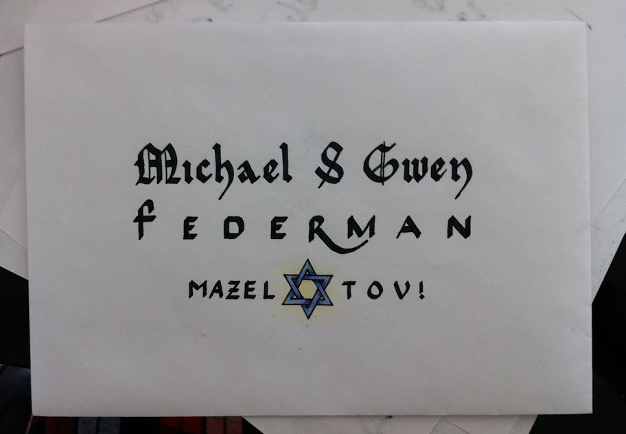 Simple Wedding Card Envelope
