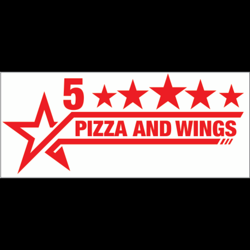 5 Star Pizza And Wings logo