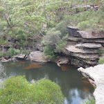 Looking down on Kingfisher Pools