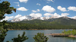 Here's Crystal Reservoir, which I mentioned a few rows up. There's Pikes Peak!