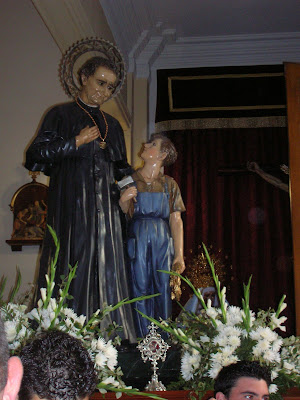 La imagen de San Juan Bosco. Foto: Pozoblanco News, las noticias y la actualidad de Pozoblanco (Córdoba)* Prohibido su uso y reproducción * www.pozoblanconews.blogspot.com