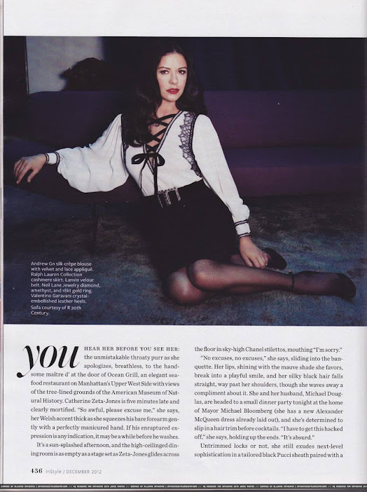 InStyle US – Diciembre 2012 - Catherine Zeta-Jones