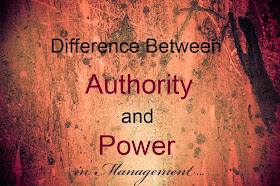 difference between authority and power