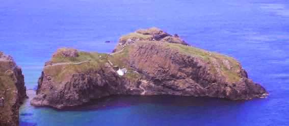 Rope Bridge nach Carrick-a-rede, Nordirland