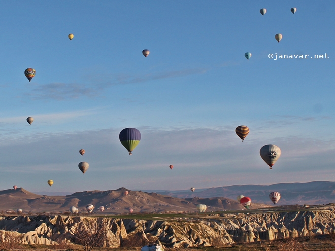 Balloons in Cappadocia