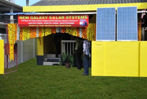 New Galaxy Solar Systems, Fathima Nagar Junction, Near Jubilee Mission Hospital, MIssion Quarters Road, Thrissur, Kerala 680005, India, Solar_Energy_Equipment_Supplier, state KL