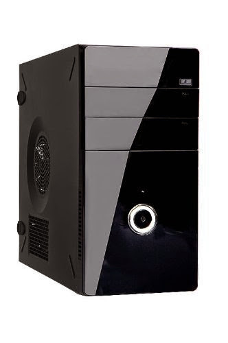  InWin Development Z670 Mini-Tower System Cabinet with 350 Watt Power Supply Case IWZ670TCQ350TBL