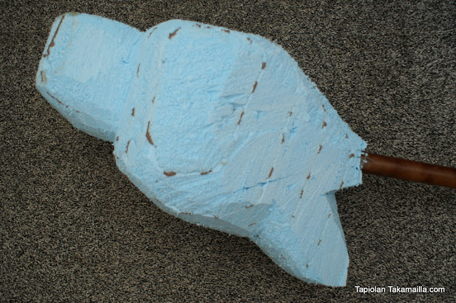 Huuhkajan vartalon sahailua