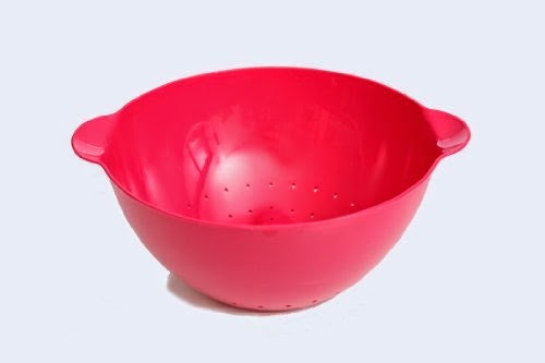  Linden Sweden Daloplast Plastic Colander, 2-Quart, Pink