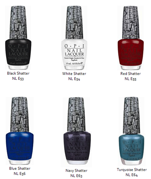 opi shatter collection