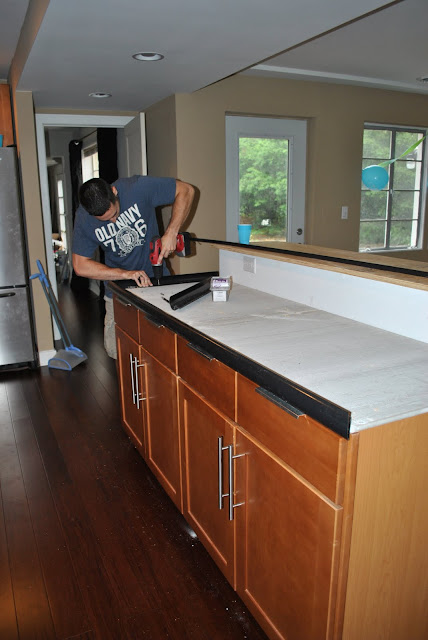 Pour In Place Concrete Counters Dave And Kelly Davis