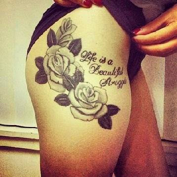 Placement for thigh/hip tattoo. | Future | Pinterest
