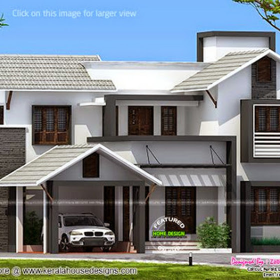 179 sqm mixed style house exterior