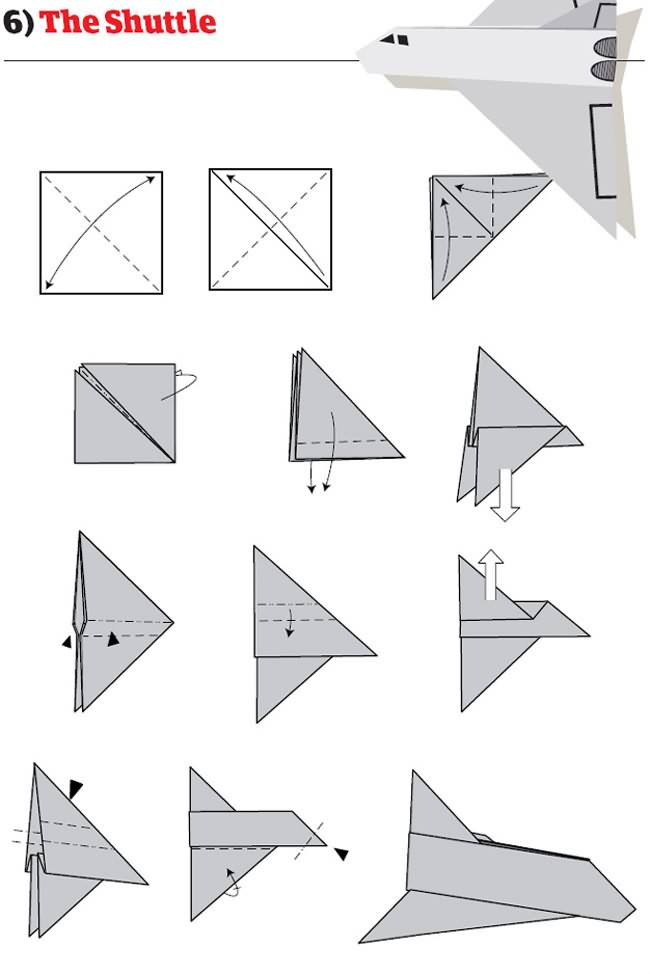 12 formas para hacer aviones de papel 6