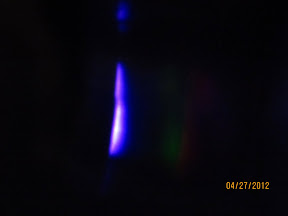 mineral oil black LED light transmission spectrum