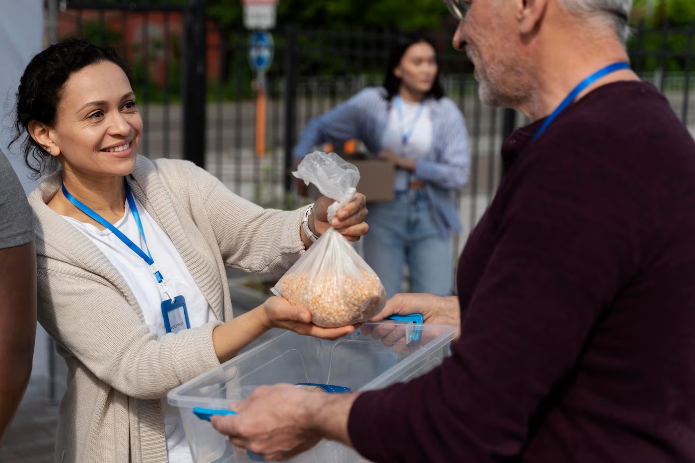 charity foodbank volunteer group