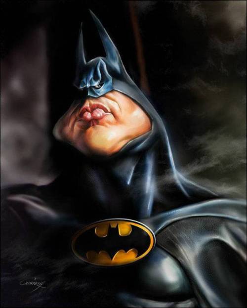 Бэтмен - 18 юмористических карикатур на знаменитостей из 15 известных кинолент