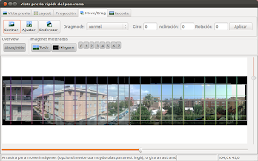 Crear una fotografía panorámica en Ubuntu