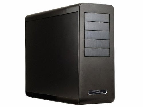  Silverstone Tek FT02B-USB3.0 Aluminum ATX Mid Tower Uni-Body Frame Computer Case with 2X USB3.0 Front Ports Cases (Black)