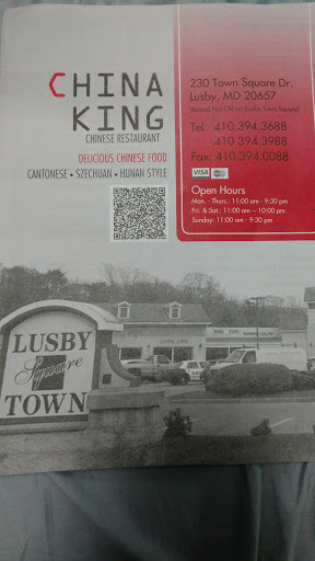 Chinese Restaurant «China King», reviews and photos, 230 Town Square Dr, Lusby, MD 20657, USA