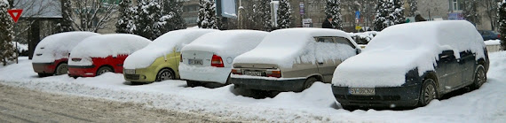 Suceava, acoperită de zăpadă - 4 februarie 2012