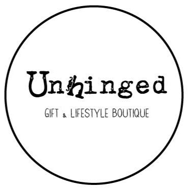 Unhinged Gift & Lifestyle Boutique logo