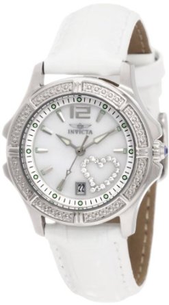  Invicta Women's 1029 Mother-Of-Pearl Dial with Interchangeable Leather Straps Watch